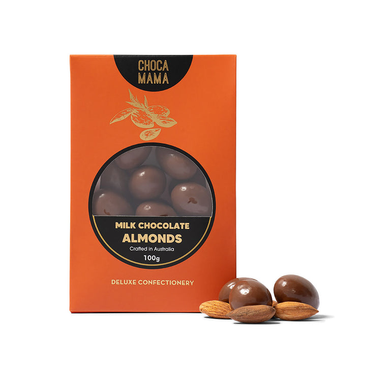 Chocamama Milk Chocolate Almonds 100gm