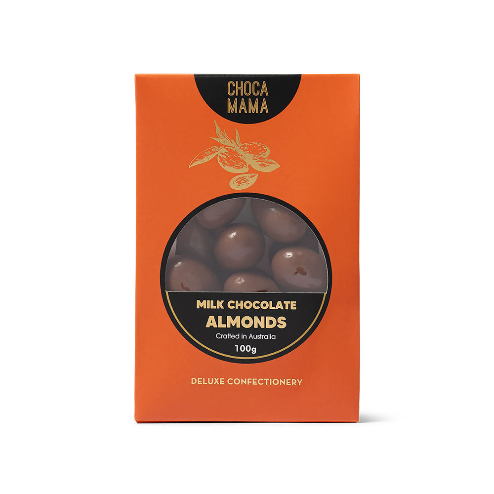 Chocamama Milk Chocolate Almonds 100gm