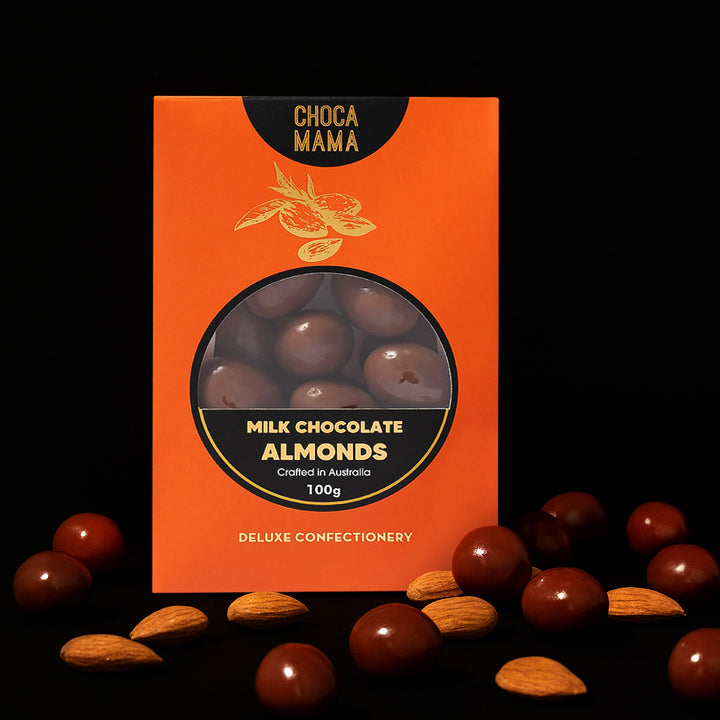 Chocamama Milk Chocolate Almonds 100gm