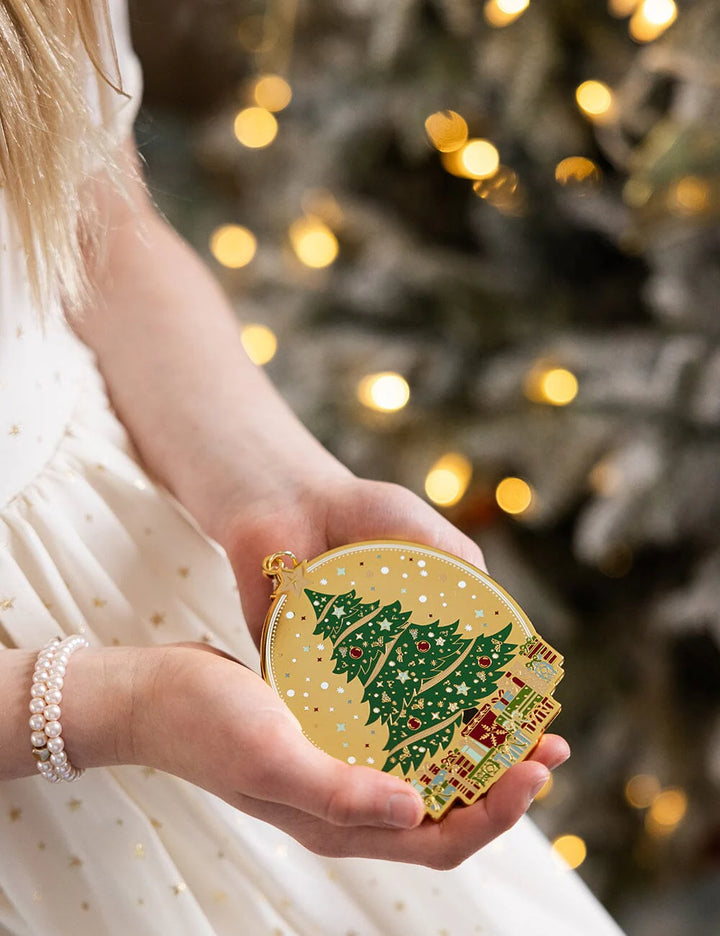 Bespoke Christmas Tree Enamel Ornament