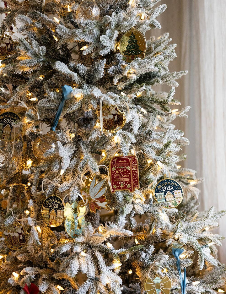 Bespoke Christmas Tree Enamel Ornament