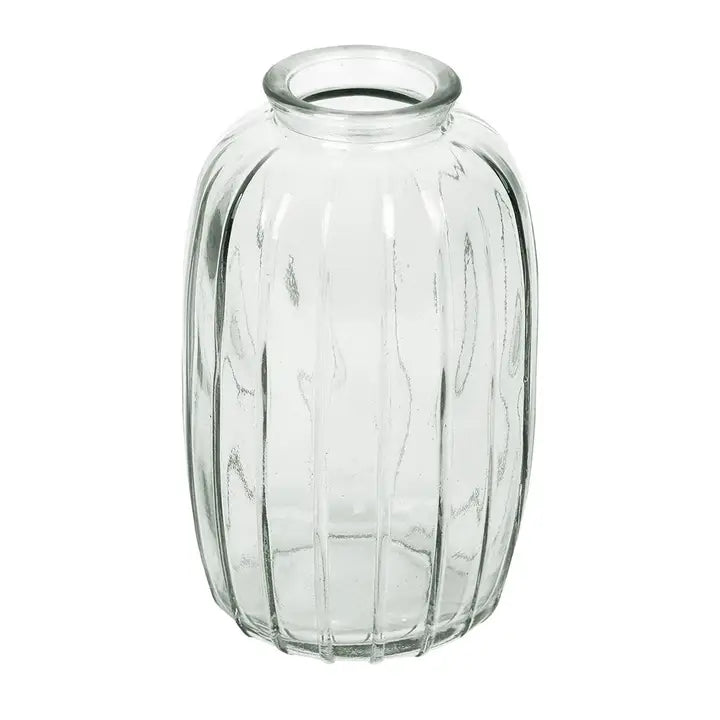 Clear Glass Bud Vase 12cm