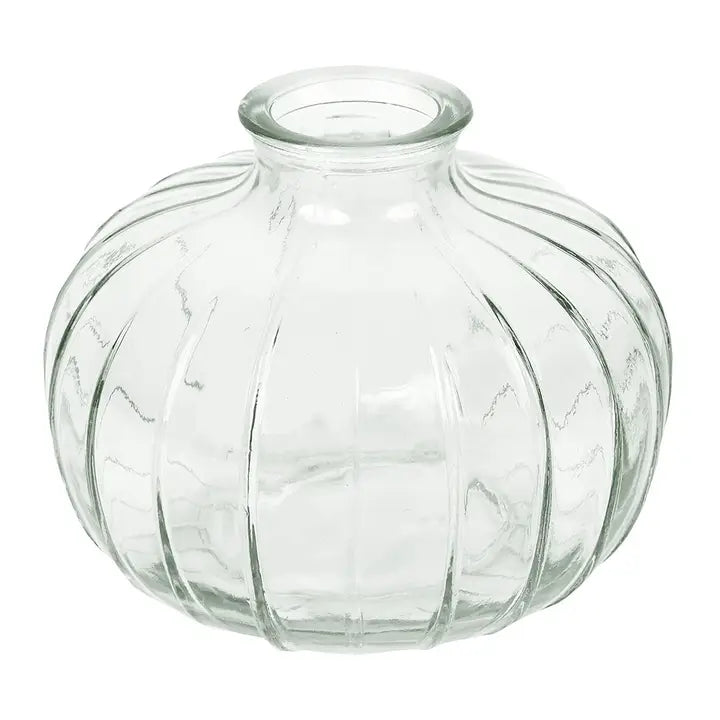 Clear Glass Bud Vase 8cm