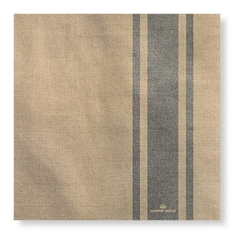 Coffee Stripe Lunch Napkins