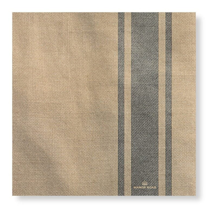 Coffee Stripe Lunch Napkins