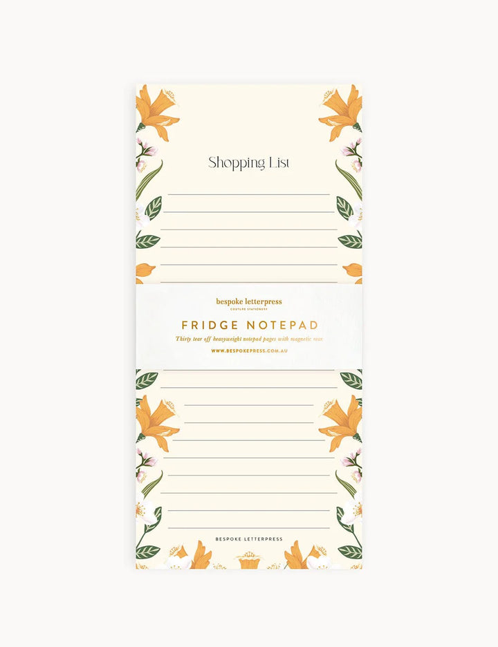 Bespoke Daffodil Shopping List