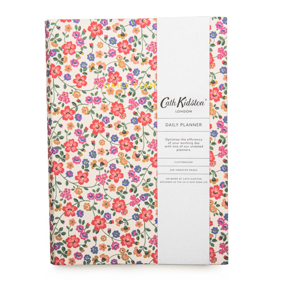 Daily Planner: Cream Floral