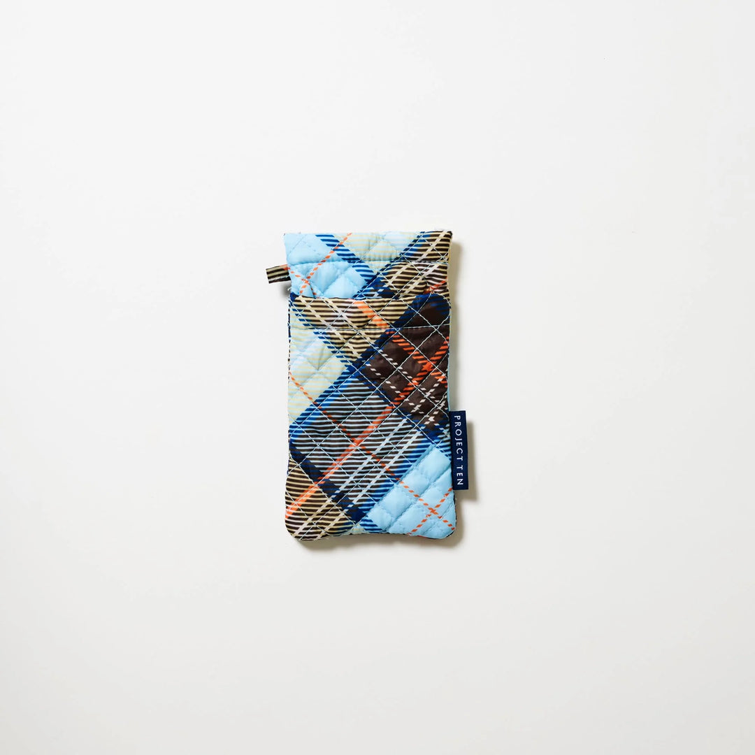 Double Glasses Case: Country Plaid