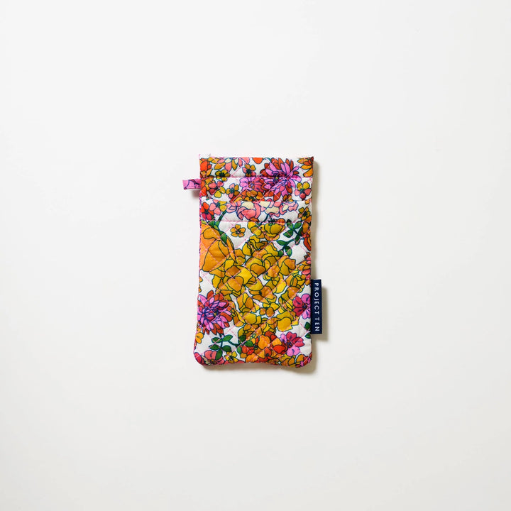 Double Glasses Case: Hydrangea