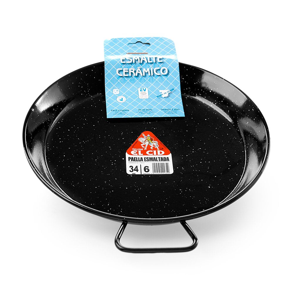 Enamel Paella Pan 34cm