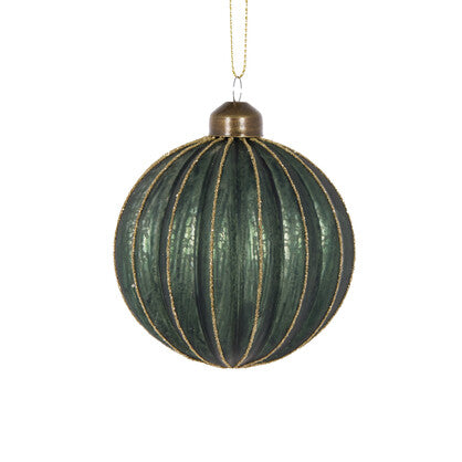 Emerald Glitter Bauble