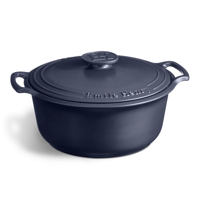 Emile Henry Sublime Casserole 6L: Indigo