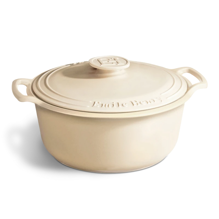 Emile Henry Sublime Casserole 6L: Sable