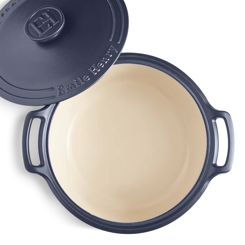 Emile Henry Sublime Casserole 6L: Indigo