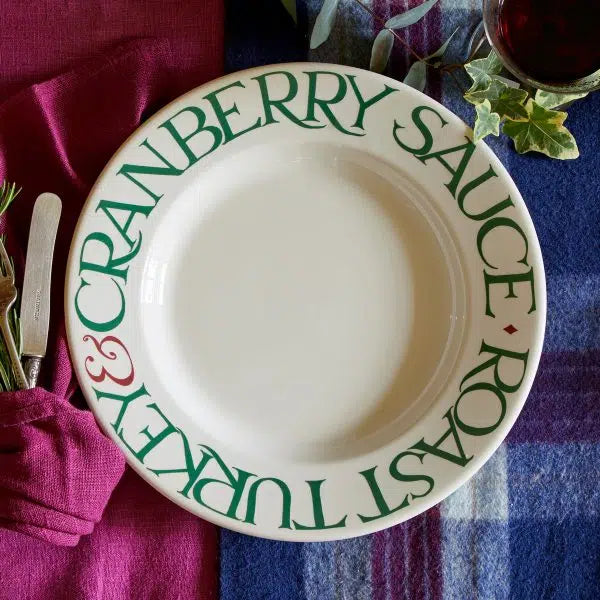 Christmas Toast &amp; Marmalade - Roast Turkey Plate 10.5"*ARRIVING NEXT WEEK*
