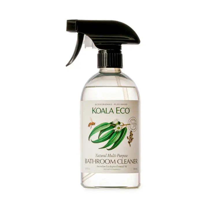 Koala Eco bathroom cleaner spray bottle on a white background