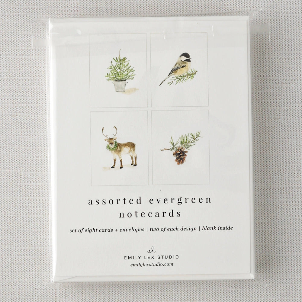 Evergreen Notecards