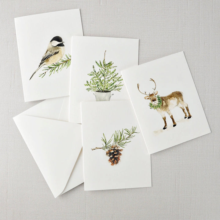 Evergreen Notecards