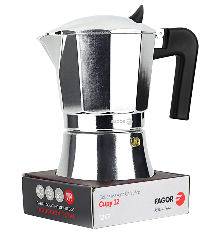 Fagor Aluminium Coffee Maker 12 Cup