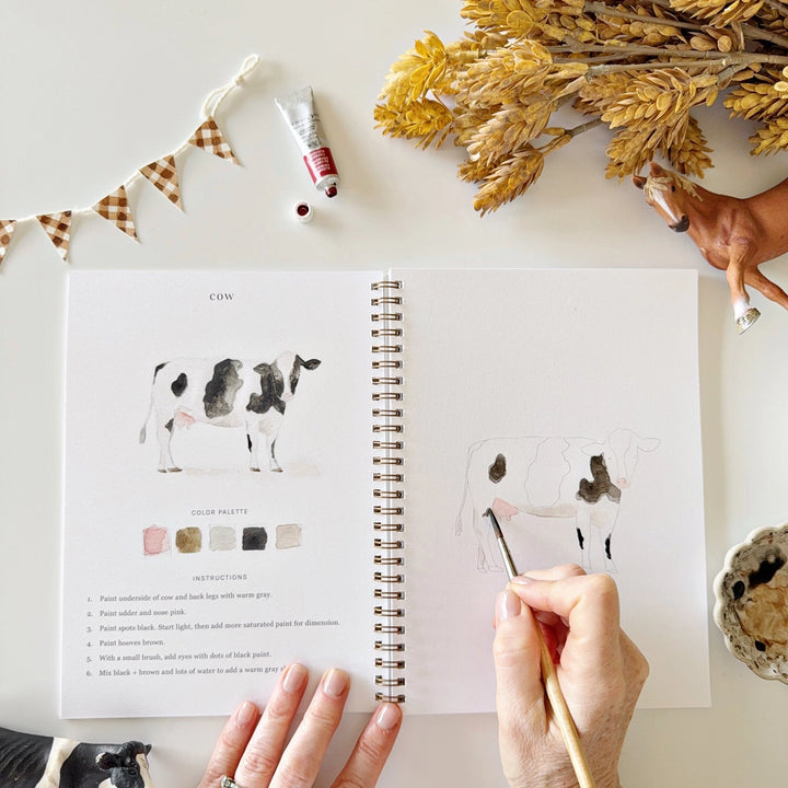 Farm Watercolour Workbook
