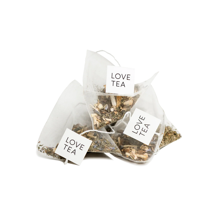 Tea bags with &