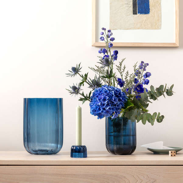 Fleur Bleu Vase 15cm