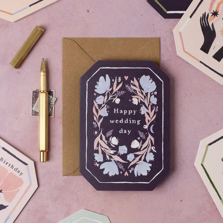 Floral Wedding Card