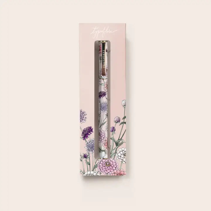 Flower Field in Pink Rollerball Pen