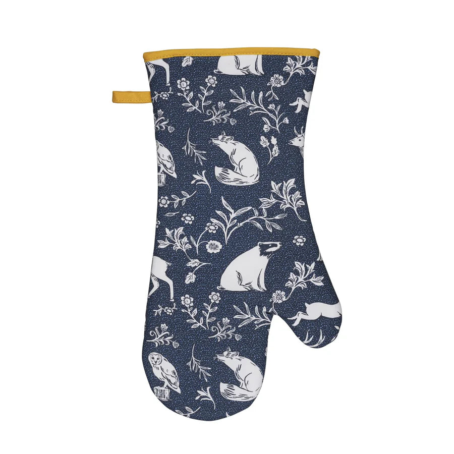 Ulster Weavers Navy Forest Friends Oven Glove