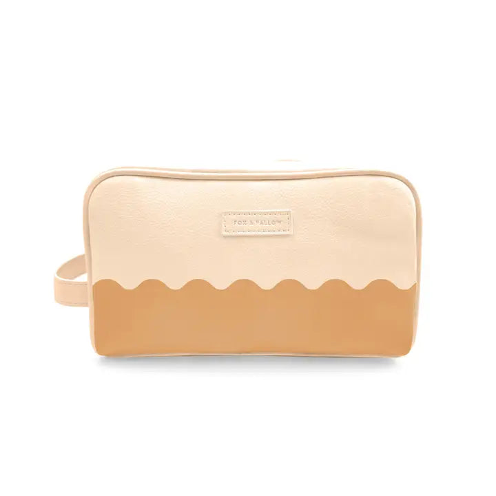 Toiletry Bag: Caramel Ripple