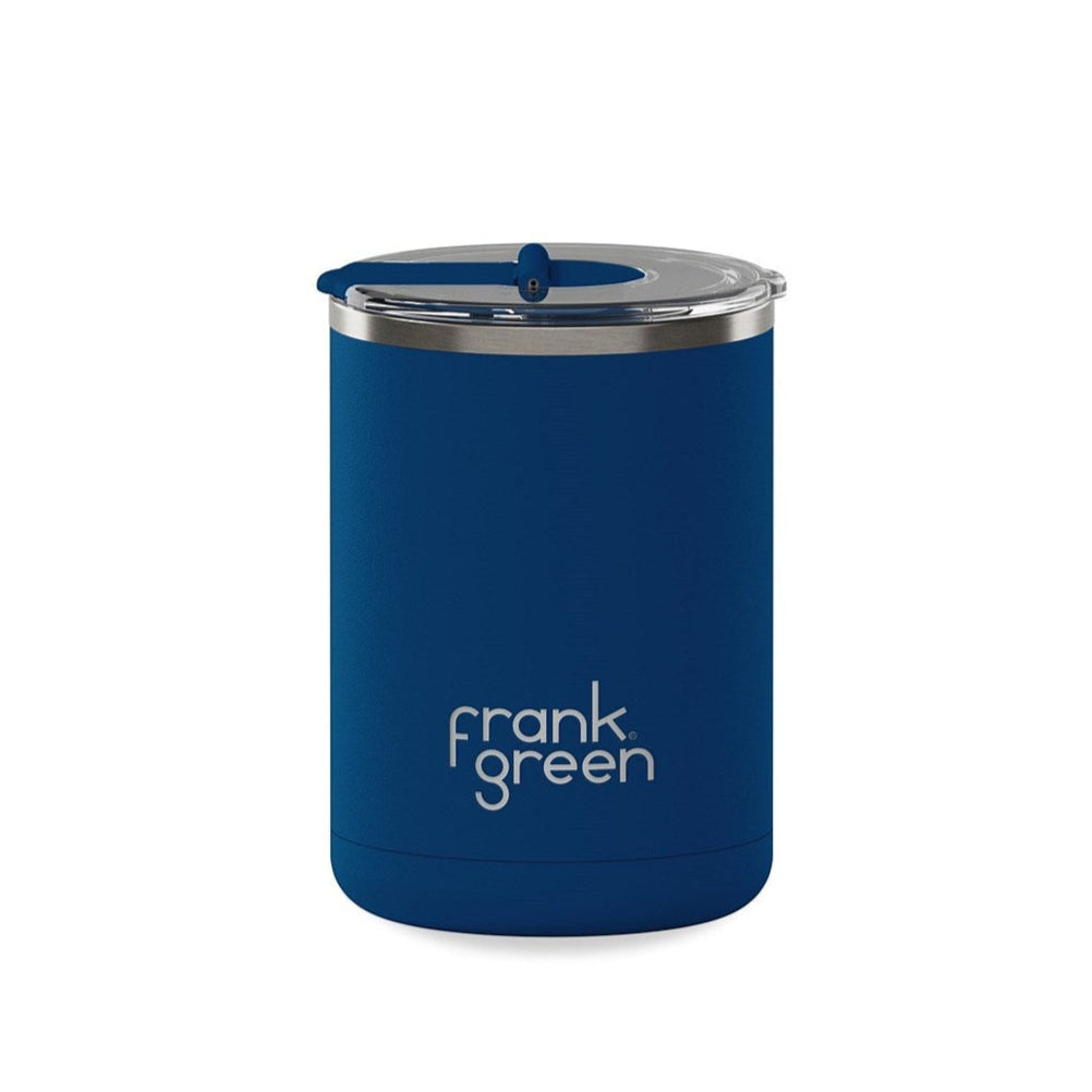Frank Green Ceramic Coffee Cup with Hinged Lid: Deep Ocean