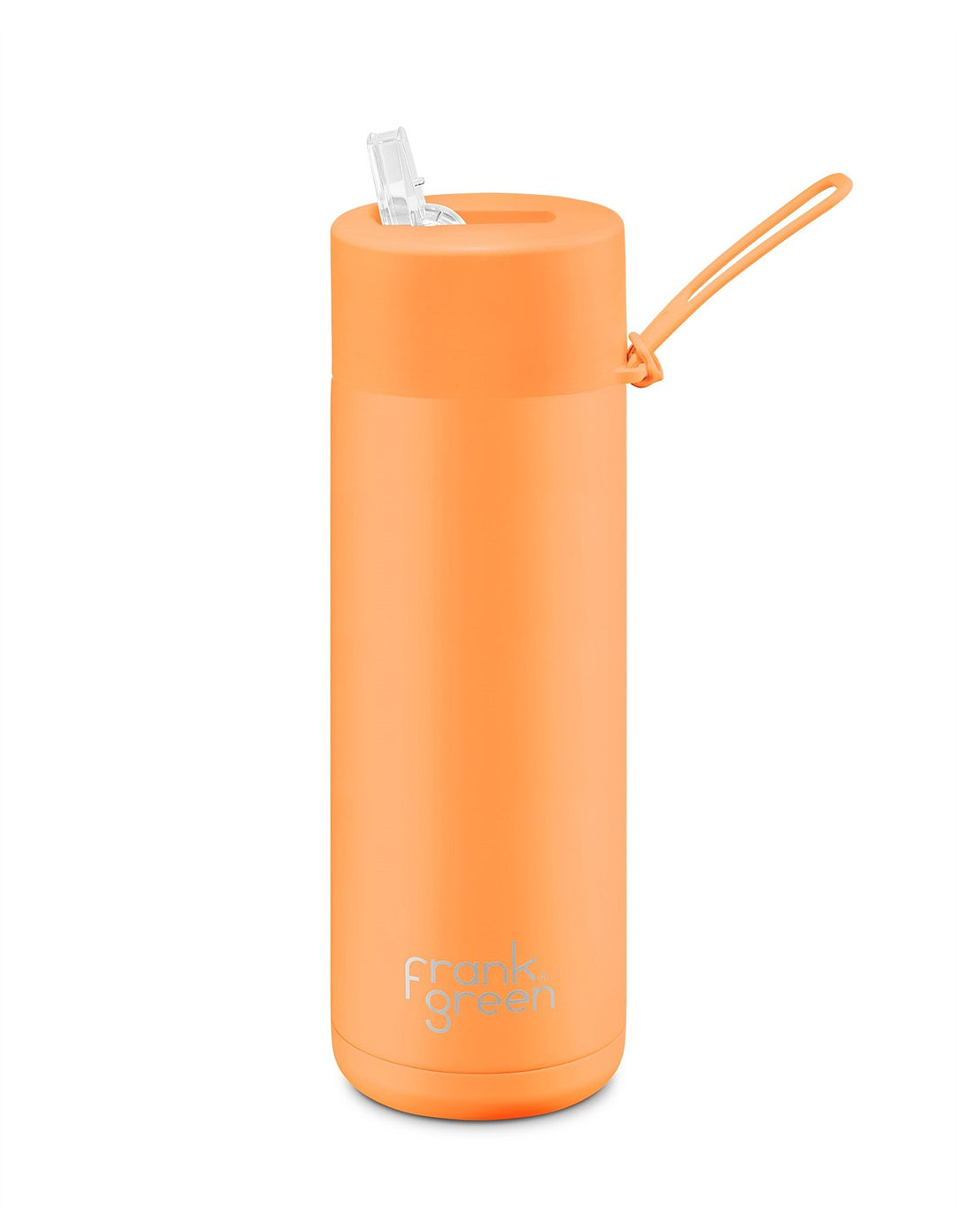 Frank Green Reusable Bottle 20oz/595ml: Neon Orange