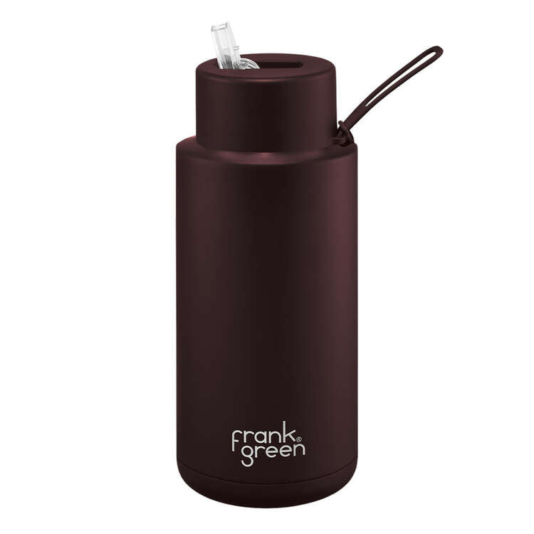 Frank Green Reusable Bottle 34oz/1L: Chocolate