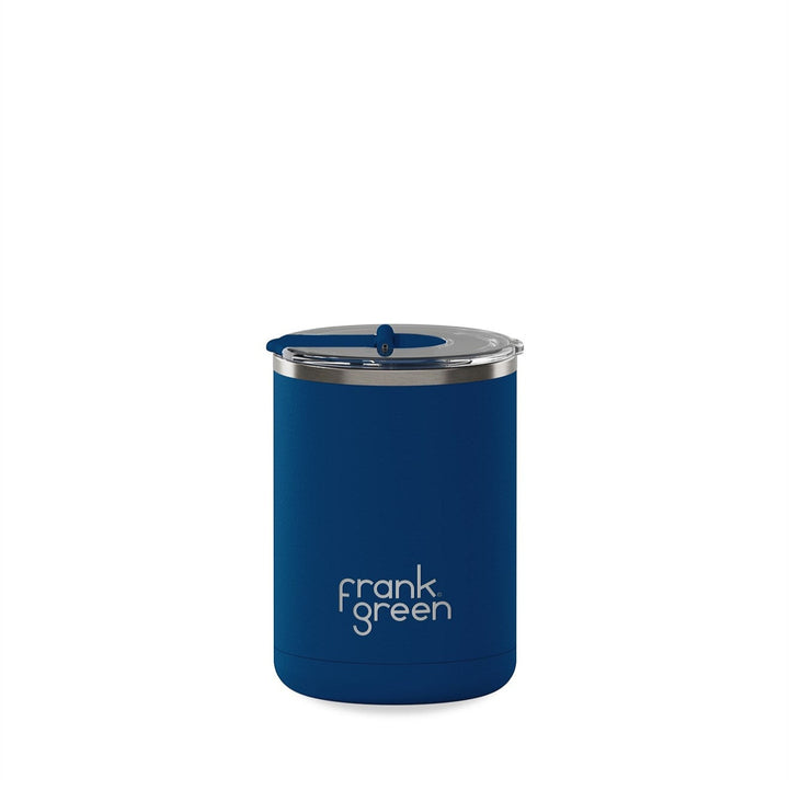 Frank Green Ceramic Coffee Cup with Hinged Lid: Deep Ocean
