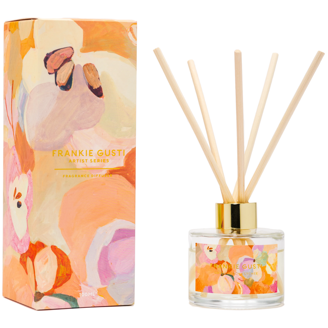 Frankie Gusti Diffuser: Sweet Peach & Lychee