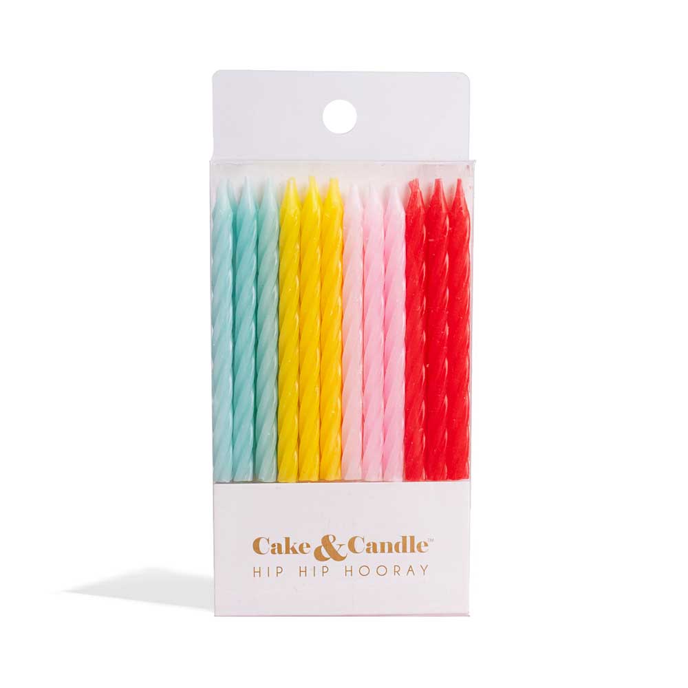 Cake & Candle Fun Combo Spiral Candles