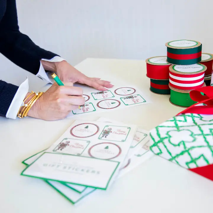 Classic Christmas Gift Sticker Sheet