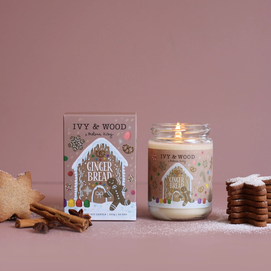 Ivy & Wood Gingerbread Candle