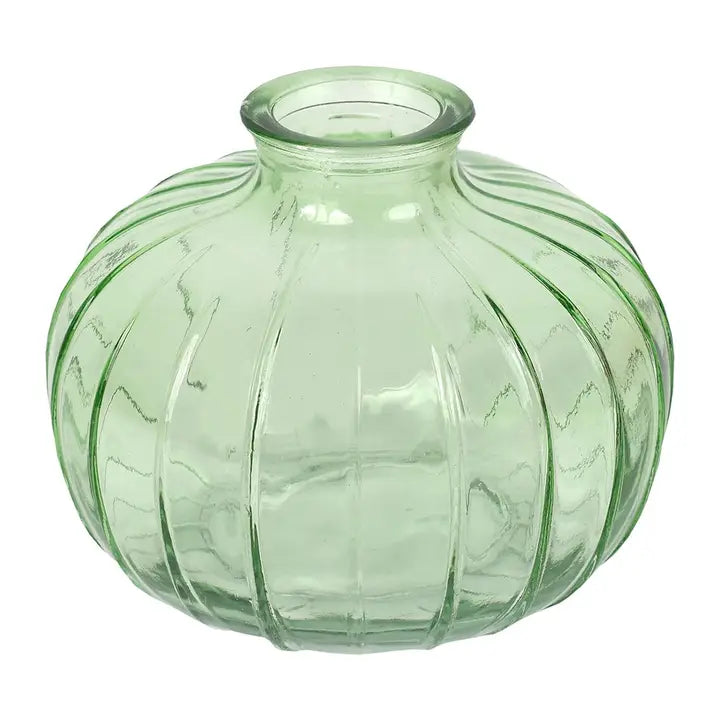 Green Glass Bud Vase 8cm