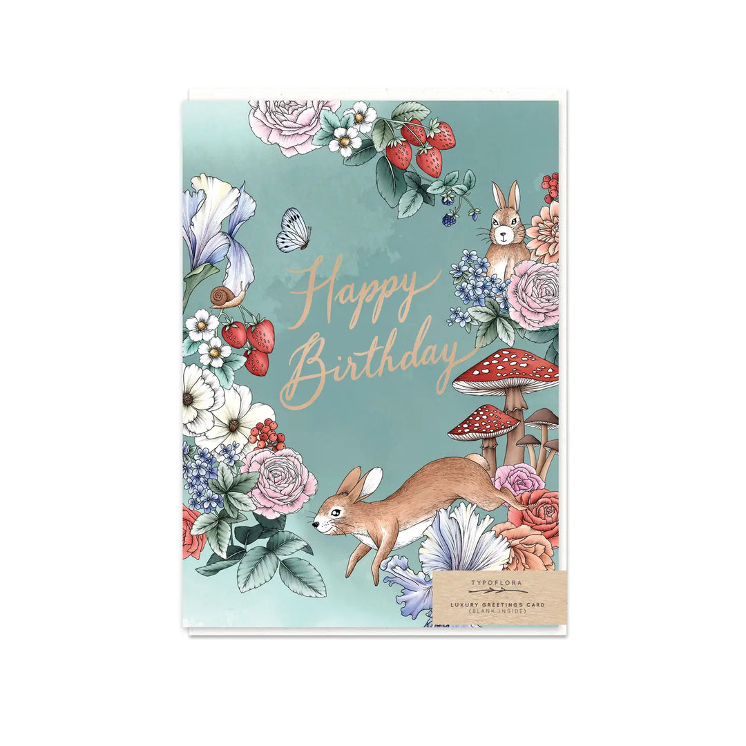 Greeting Card: Mushroom Birthday