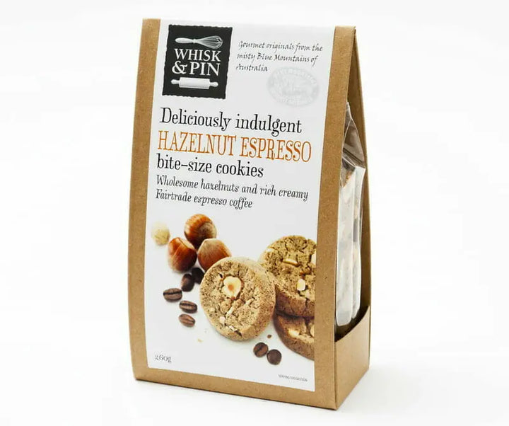 Whisk & Pin Hazelnut Espresso Bite Size 260gm