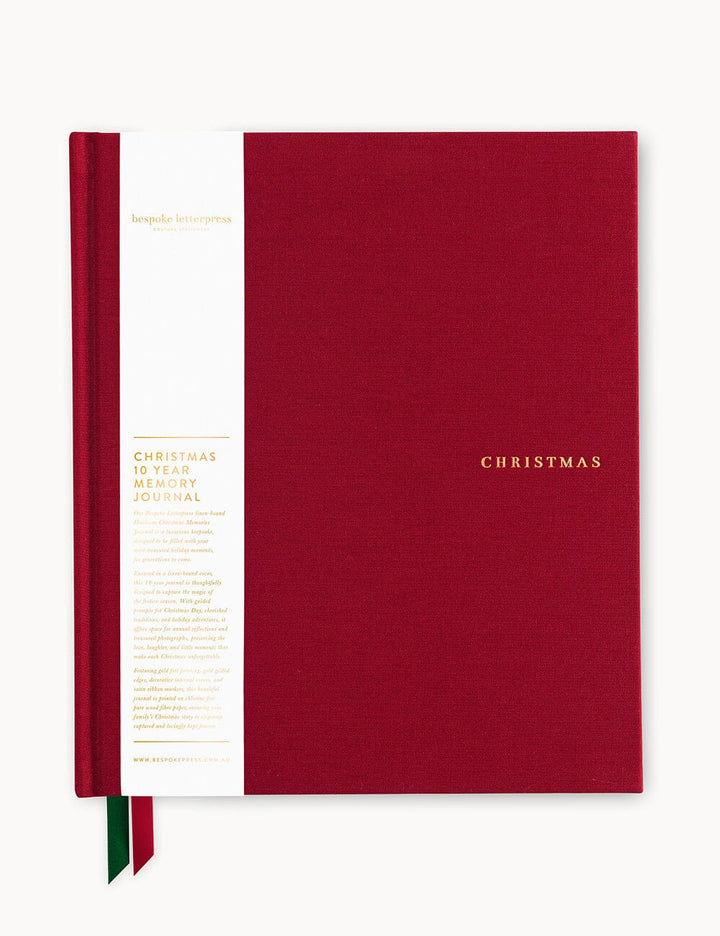 Bespoke Heirloom Christmas Memory Journal