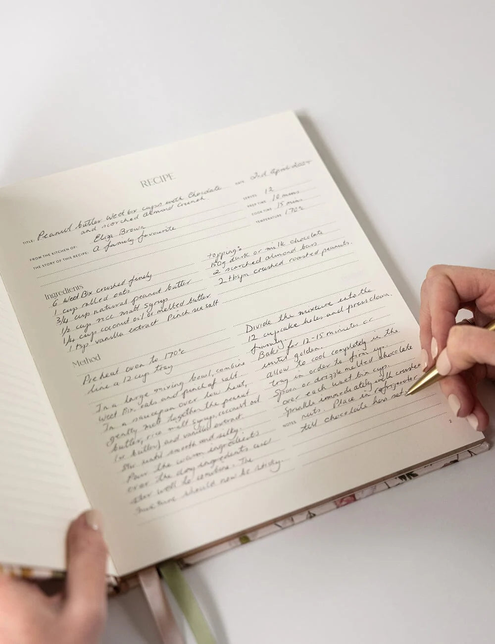 Bespoke Cockatoo Heirloom Recipe Book Journal