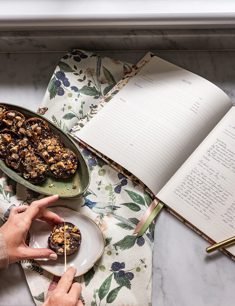 Bespoke Cockatoo Heirloom Recipe Book Journal