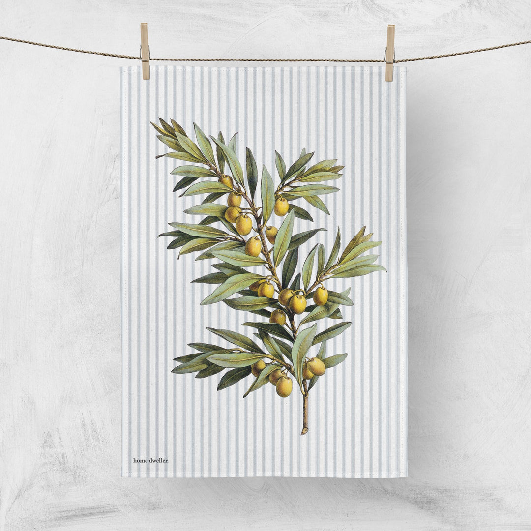 Olive Branch Tea Towel