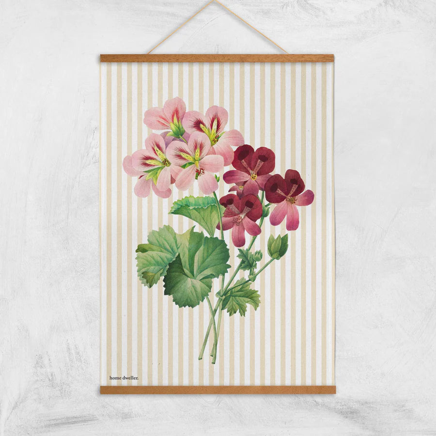 Geranium Tea Towel