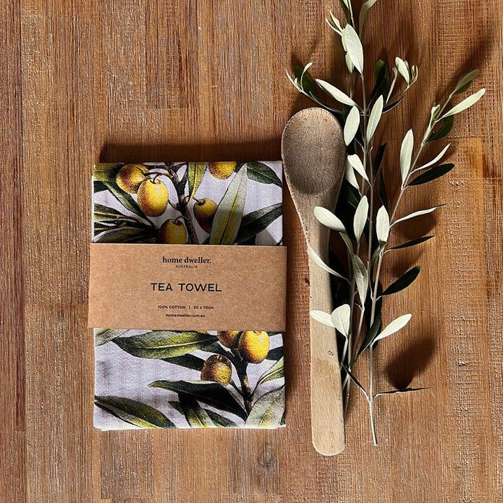 Olive Branch Tea Towel