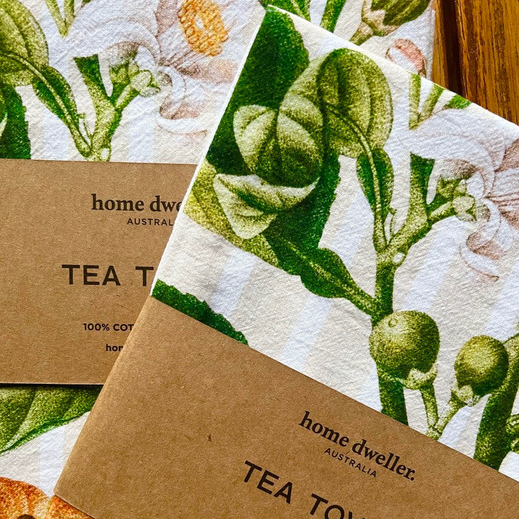 Orange Tea Towel