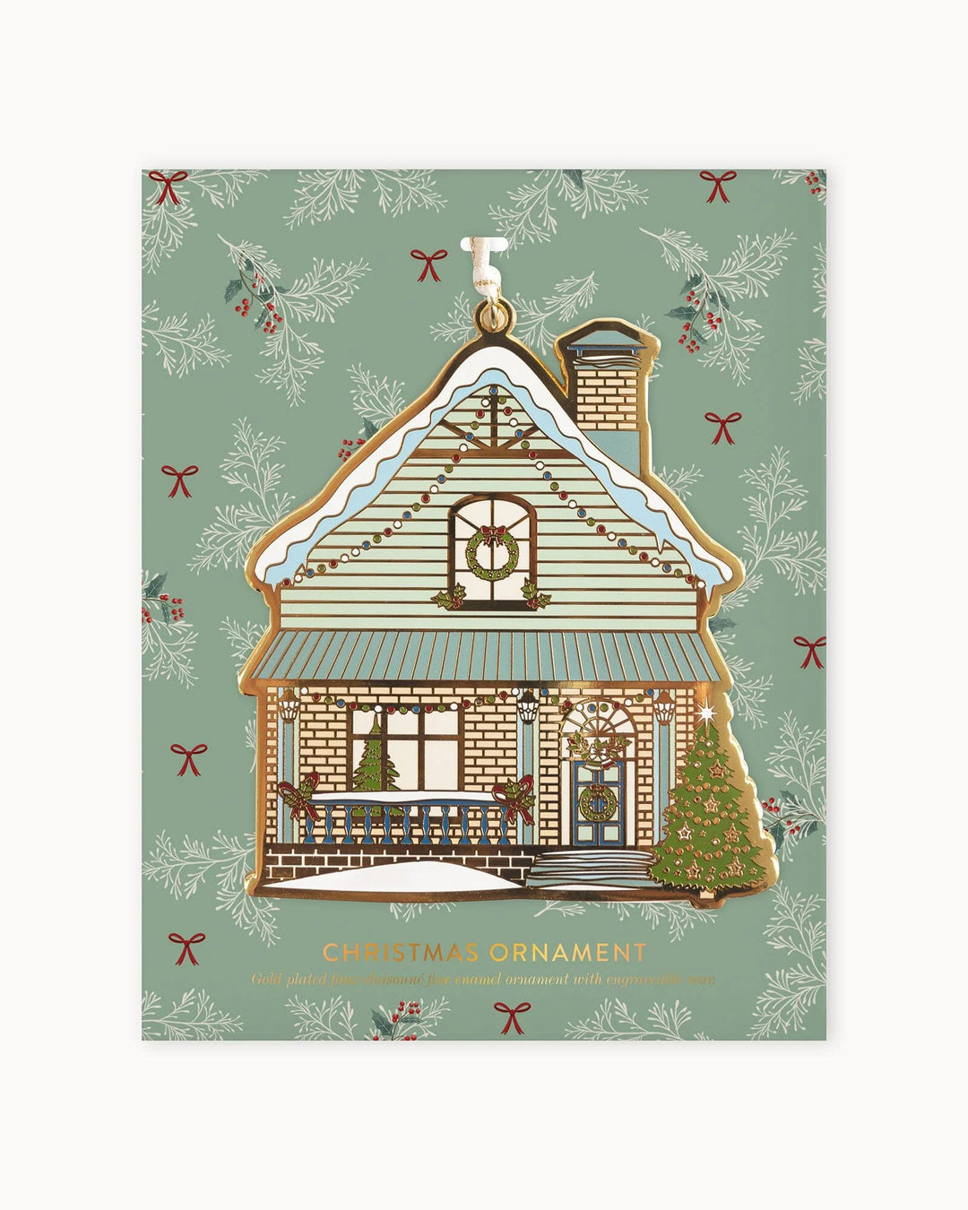 Bespoke House Enamel Ornament