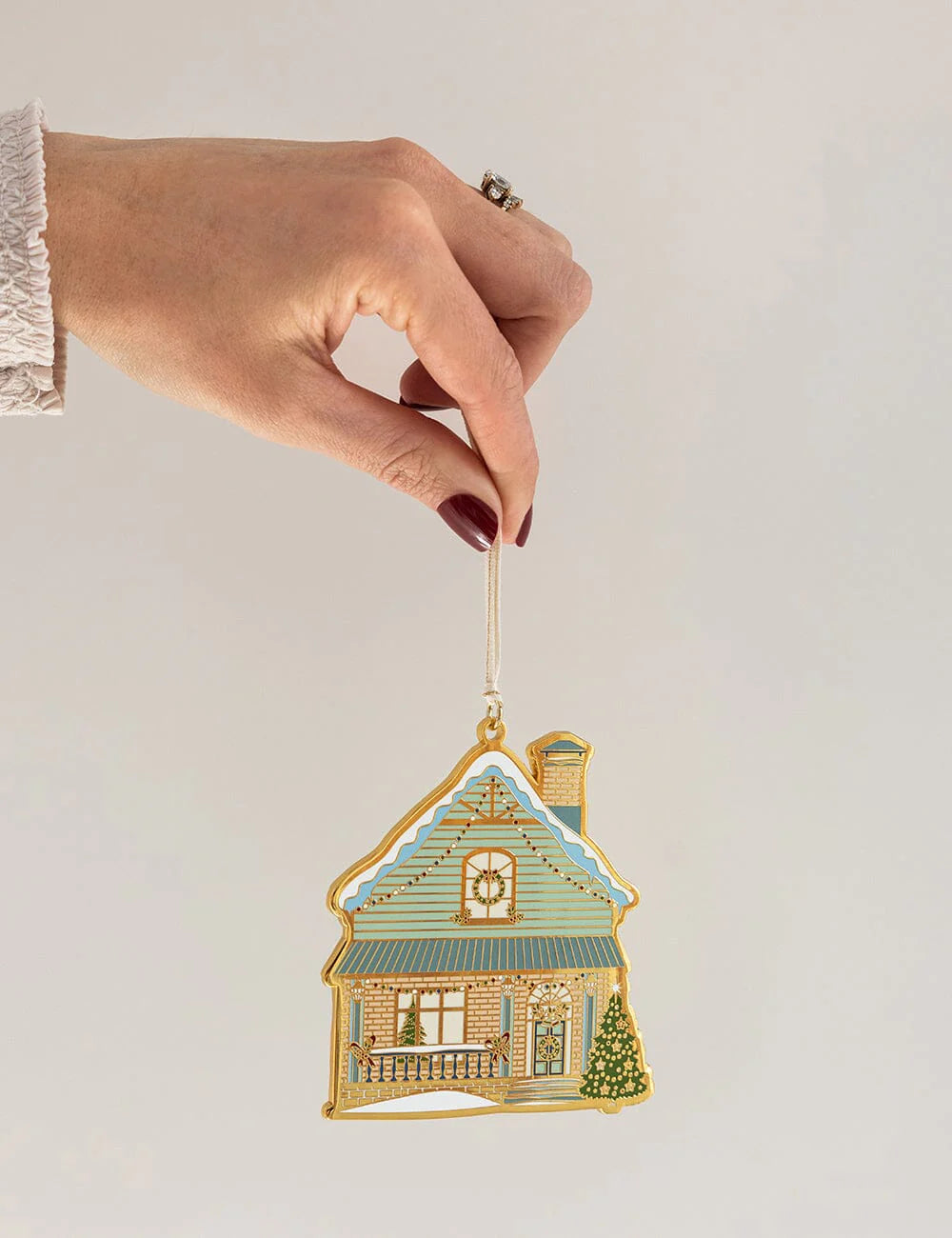 Bespoke House Enamel Ornament